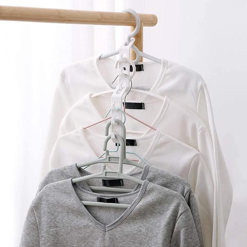 Hooks Hanger For Efficient Cabinet Burr-Free Cabinet Organizer Clothes Lightweight Multi-Function Space Saving