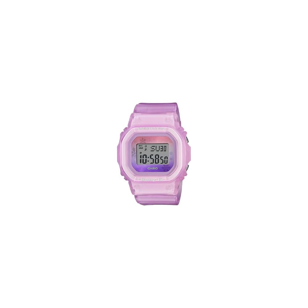 Женские часы Casio Baby-G BGD-560WL-4 Розовые Аналогово-цифровые Зарубежная модель