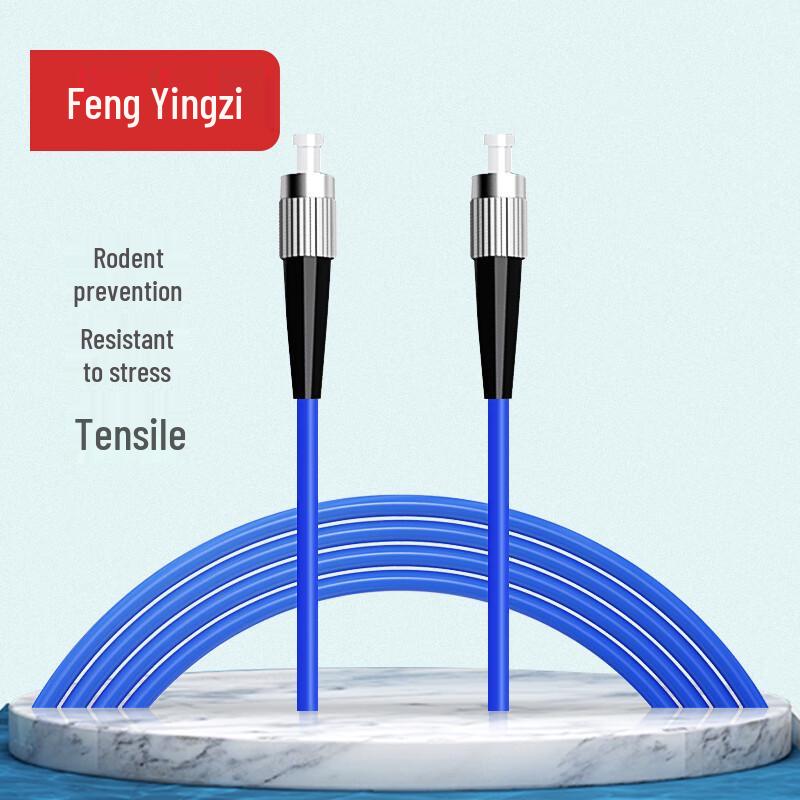 

Armored Single-Mode Fiber Optic Patch Cable 1m