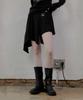 Mucent Nuage Shirred Asymmetrical Skirt
