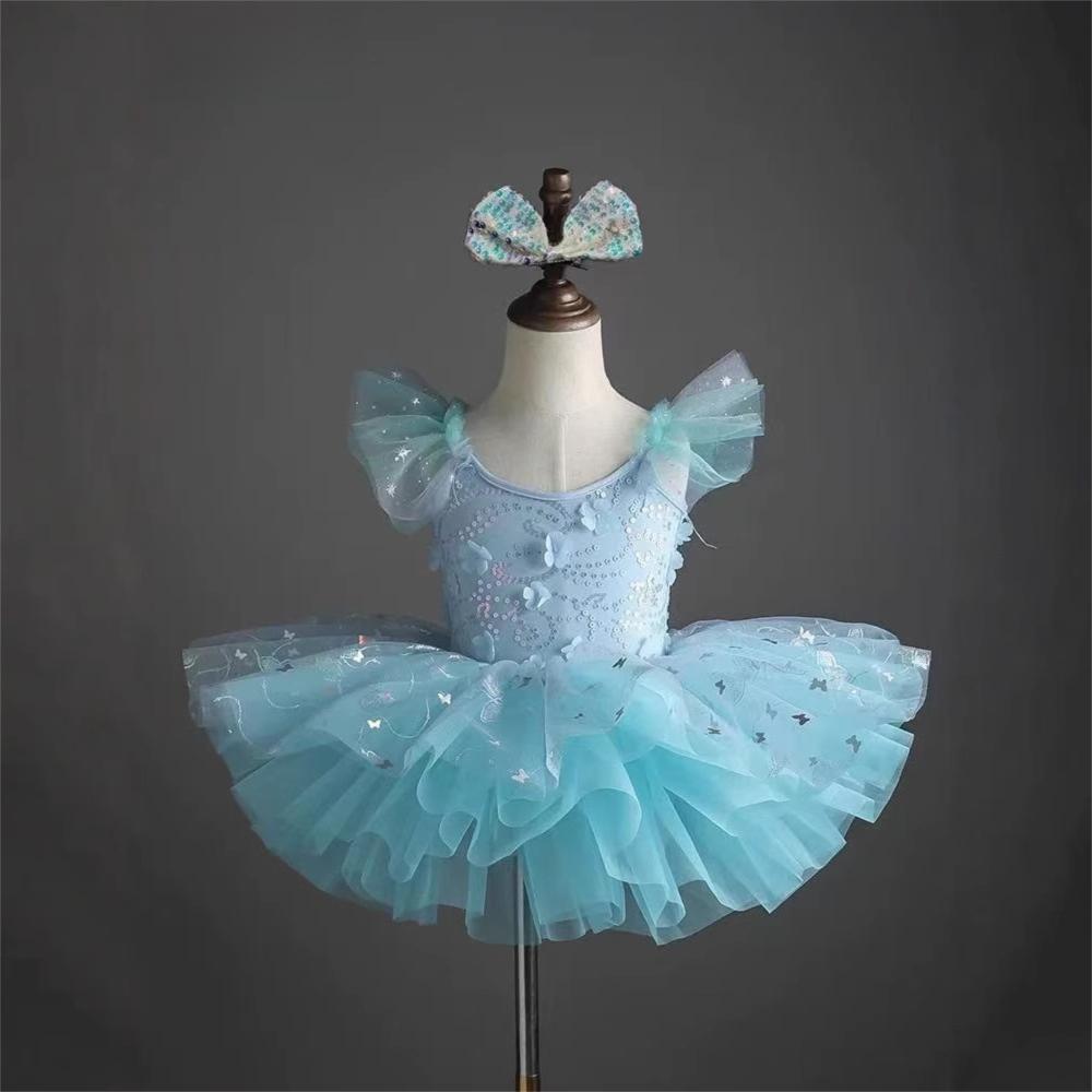 Modern Ballet Tutu Sequin Performance Clothes Fashion Dance Costumes Children