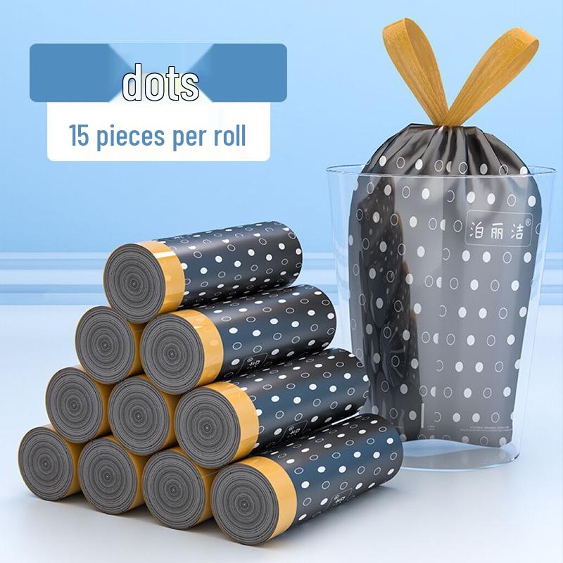 

Утолщенные мусорные мешки с завязками, большой вместимости для уборки кухни и гостиной