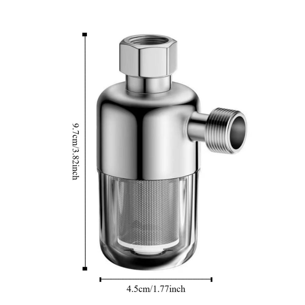Stainless Steel Pre Water Filter Transparent Spray Head Universal Water Purifier  Washing Machine