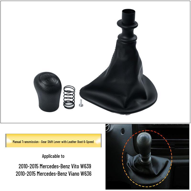Mercedes-Benz Vito/Viano W636 Växelspak Läder Dammskydd Panel