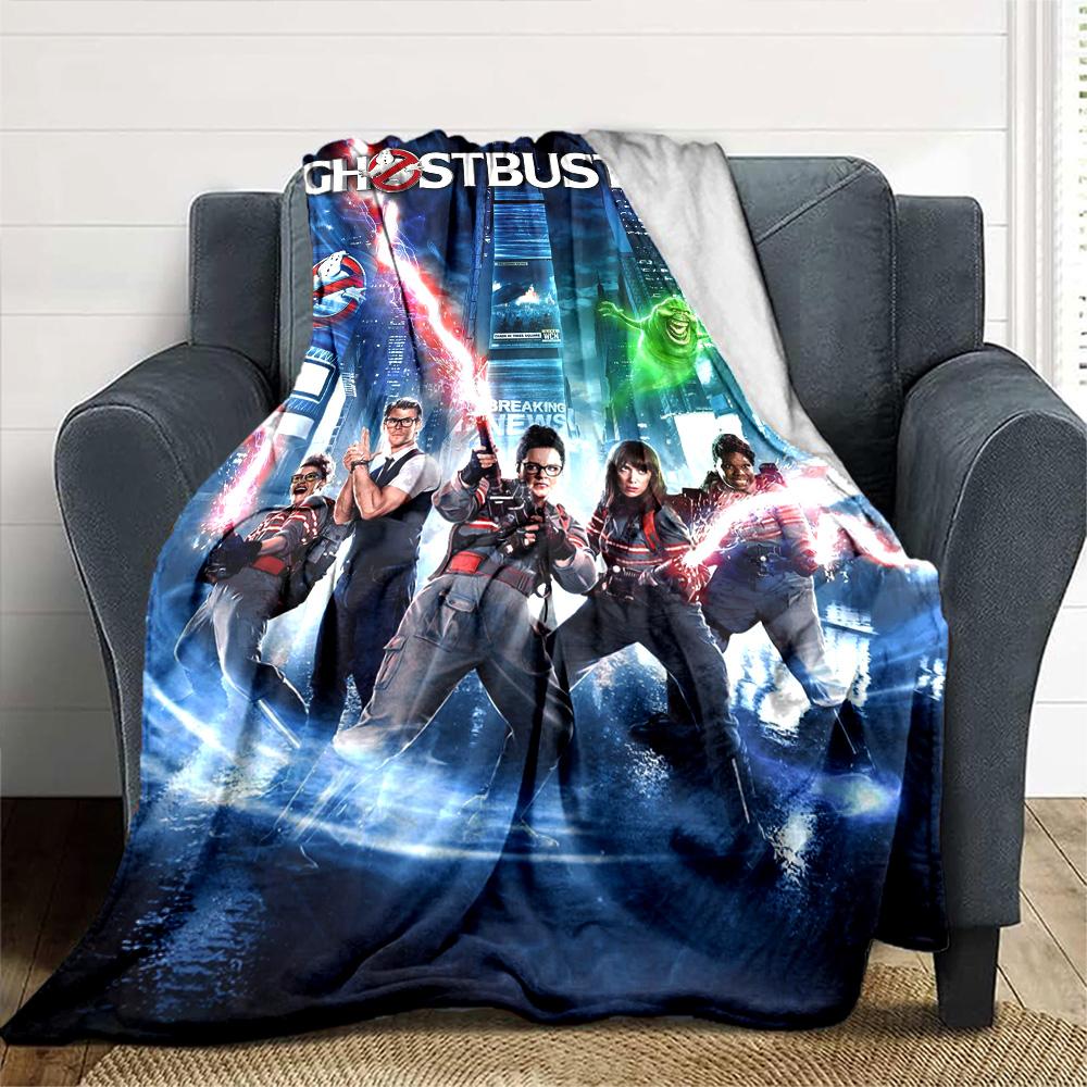 Ghostbusters Blanket Ultra-Soft Perfect for Office Chair Livingroom Picnics All-Season Use Modern Birthday Christmas Gift Blanket