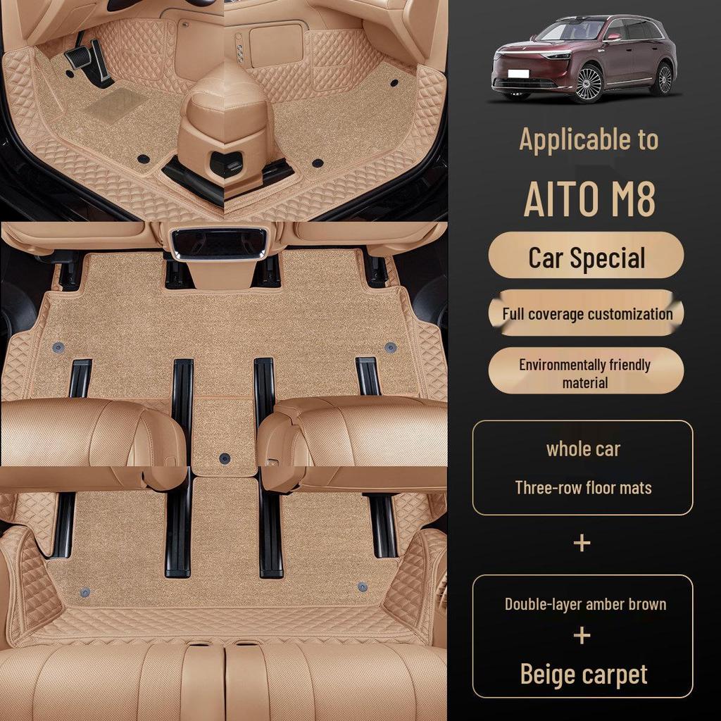 Huawei AITO M8 Six-Seater Custom Full Coverage Floor Mats