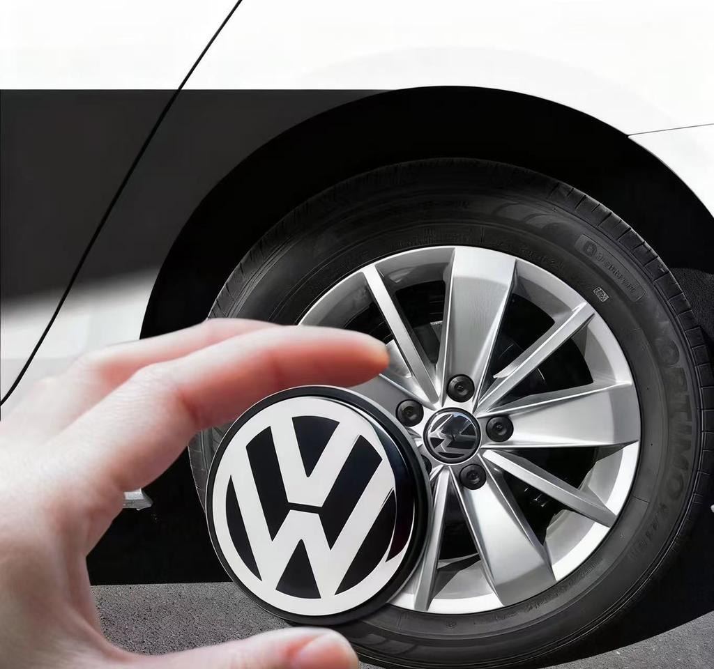 XJBRL1 4pcs Wheel Center Hub Caps 55mm 56mm 65mm 70mm 76mm wheel cover For VW Polo Golf 4 5 6 7 B5 B6 B7 Touran CC Passat accessories