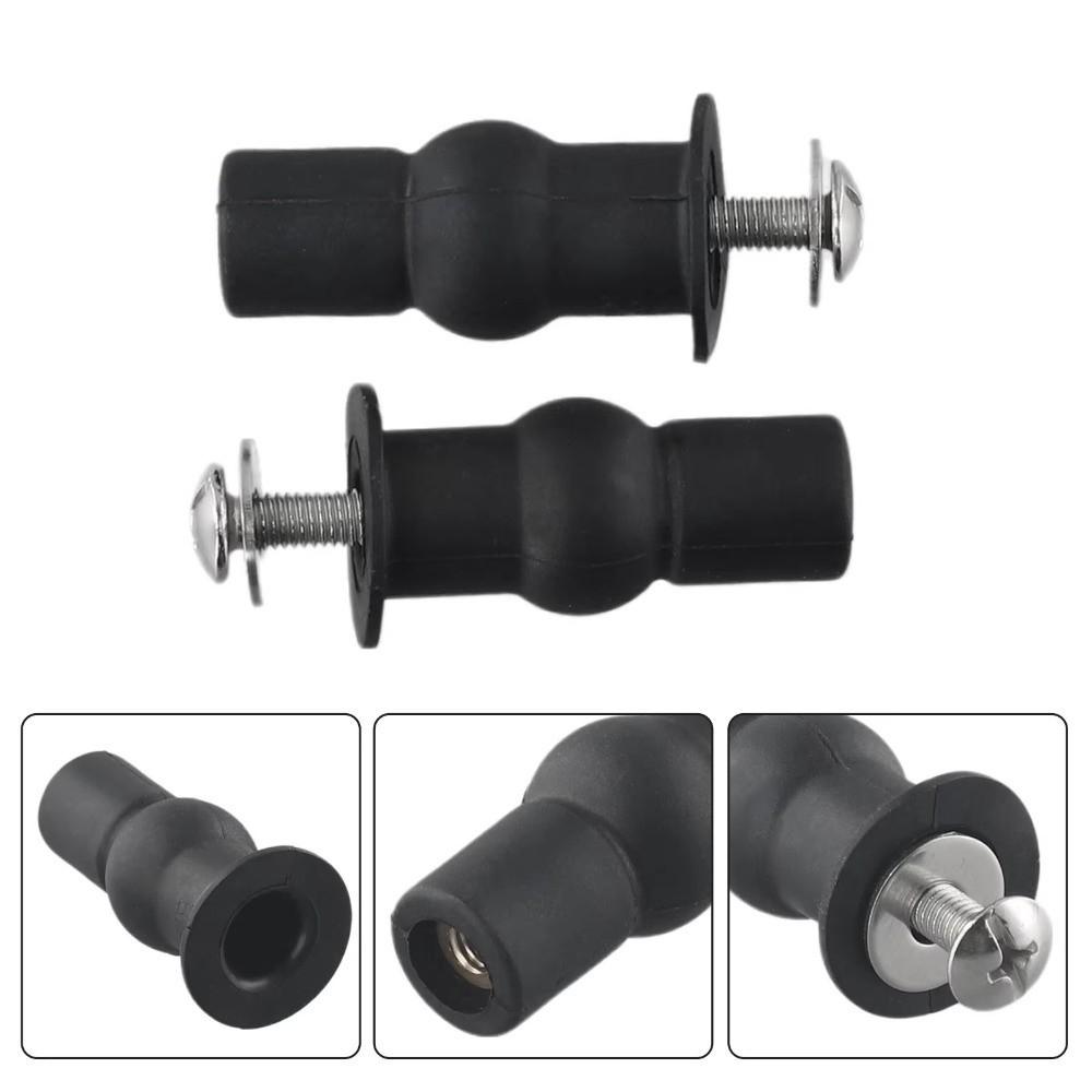 Quick Easy Installation Expansion Mount Screws Rubber Material Toilet Fixing Nuts  Home Bathroom