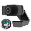 Webcam 1080p Black Computer Office Camera Builtin Microphone Free Drive USB X22