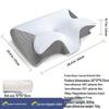 Cross-Border Butterfly Memory Foam Neck Support Pillow - Cervical & High-Profile Design with Slow-Rebound Feature