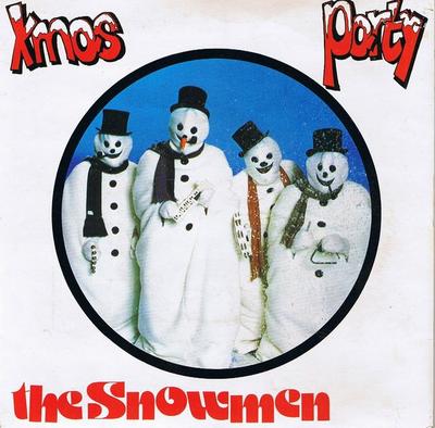 7inch Record SNOWMEN (2) - Xmas Party STOP006 Solid Records 1982 UK Rock Used