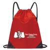 Large Waterproof Sports Drawstring Backpack with Logo for Training, Travel, or Outdoor Use