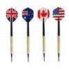 Soft Tip Darts Set with 50 Dart Tips 12 Flights Shafts Barrels Easy To Replace Darts Plastic Tip for Electronic Dart Board