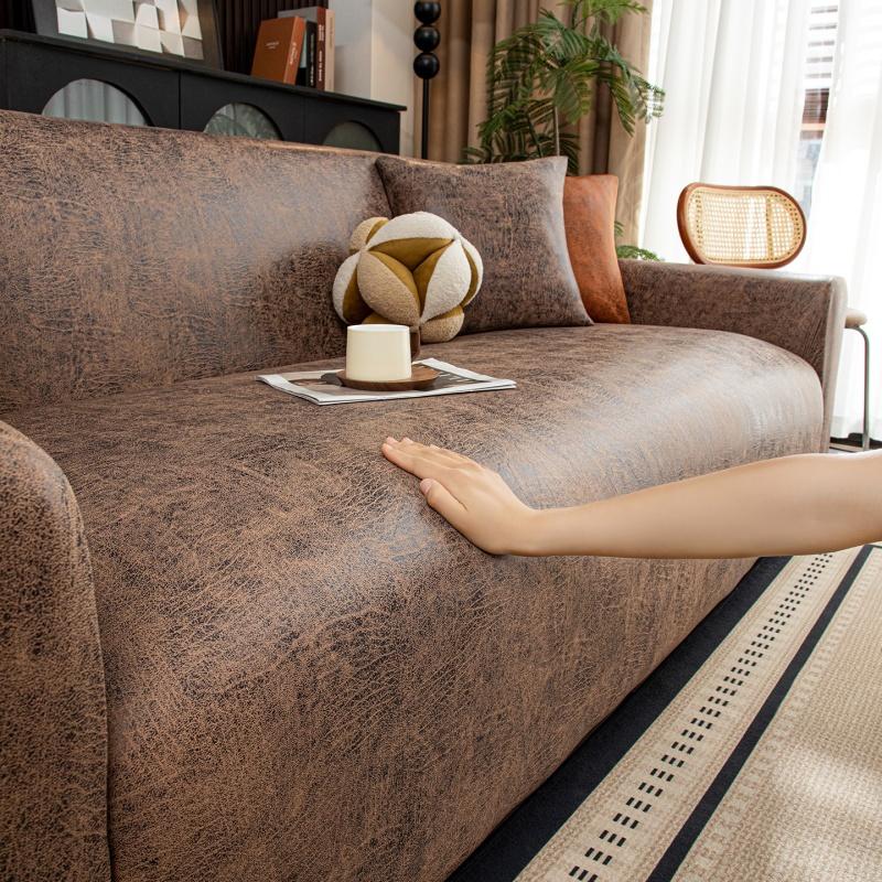 Waterproof Elastic Sofa Cover Adjustable Armchair Protector Corner L Shape Stretch Slipcovers Couch Covers 1/2/3/4/5 Seater