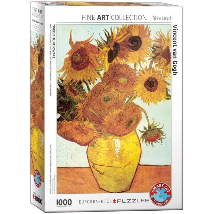 Eurographics Douze Tournesols Par Vincent Van Gogh Puzzle (1000 Pièces) - EG60003688