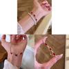 New Chinese Style Red Heart Bracelet For Women With Gold Copper Hand Jewelry For Gift Ideas
