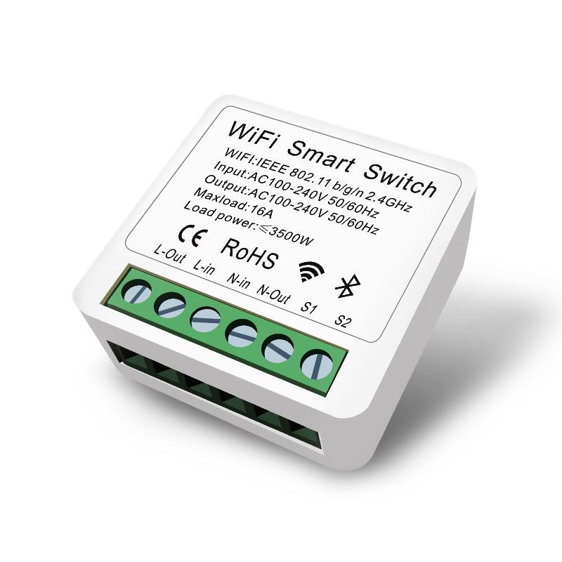 

Easy Weilian WiFi Smart Switch: Concealed, No-Wiring Circuit Breaker with Alexa and Mobile Timer Dual Control