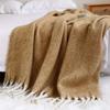 Throw Blanket - Super Soft Knit Warm Breathable Blanket for Couch Lightweight Fluffy Summer Blanket for Bed Sofa