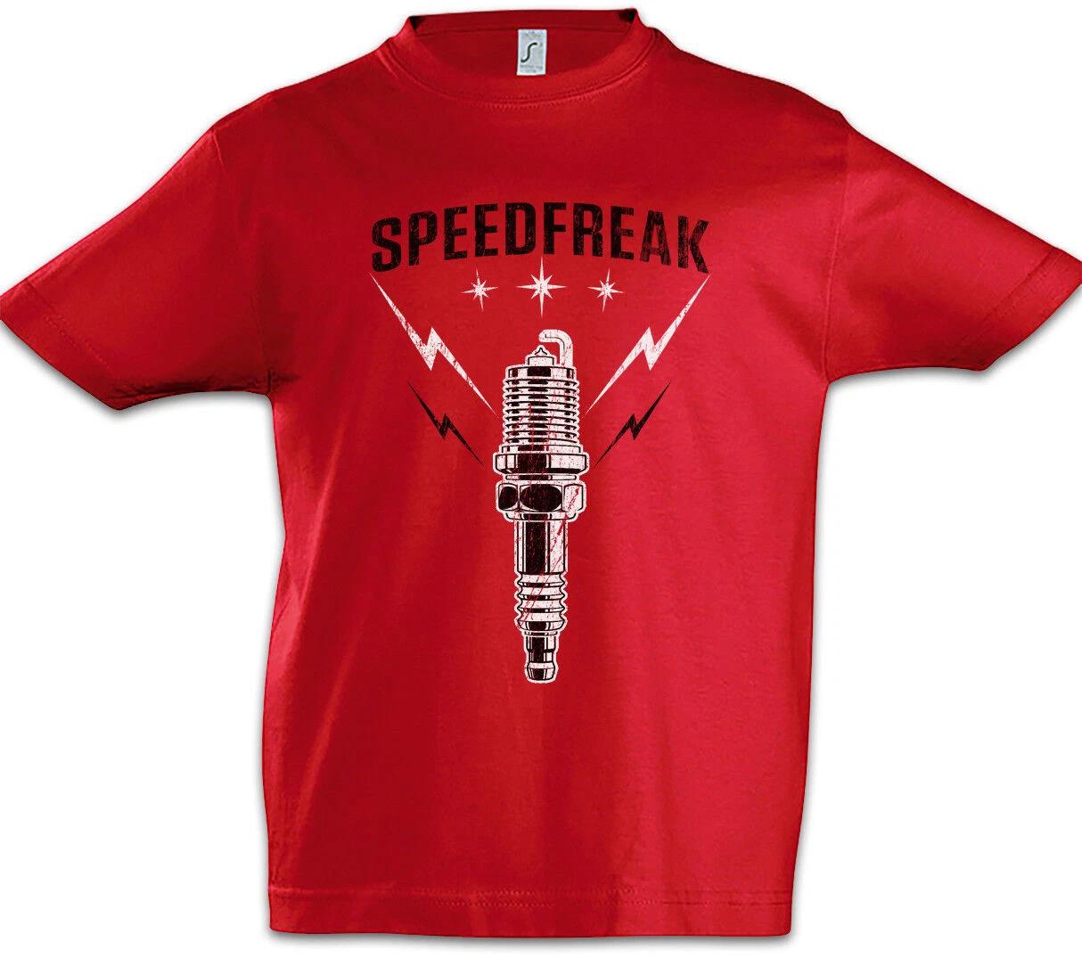 Speedfreak Kids Boys kids boys T-Shirt Race Racing Car Racer Petrol Head Fun Love 100