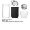 Sprouting Jar Kit, Wide Mouth Glass Jar with Sprout Lid, Blackout Sleeve, Plant Sprout Growing Kit for Home Gardeners Vegan Diets