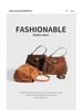 2024 Winter Retro Suede Women's Color Block Crossbody Handbag - Large Capacity & Versatile Fashion