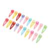 20pcs 3cm Width Dog Hair Flower Mini Size Mini Hair Barrette Cute Look Heart BB Clip  Hair Styling