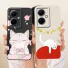 For Vivo V29 Lite Case V2244 Cute Rabbit Cartoon Cover Soft TPU Phone Case For Vivo Y78 Plus VivoY78 + 5G V2271A Back Cover Bags