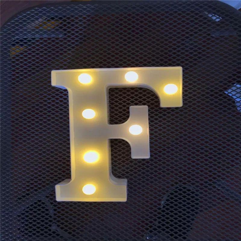 LED Love Letter & Number Lights for Valentine's Proposal Decor