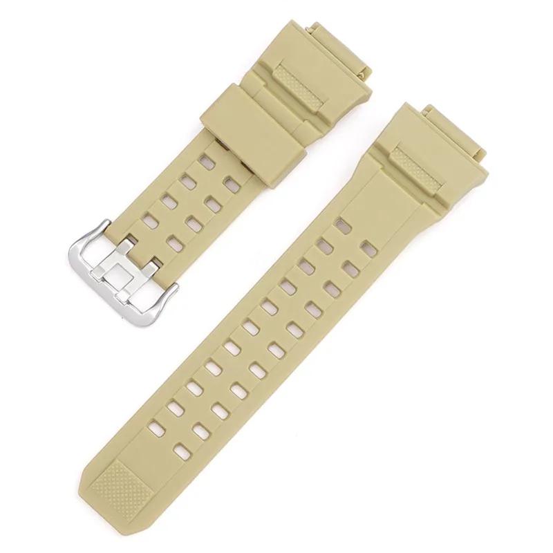 Resin Silicone Strap for Casio G-SHOCK RANGEMAN GW-9400 GW-9300 Men Camouflage Rubber Sport Waterproof Band Watch Accessories