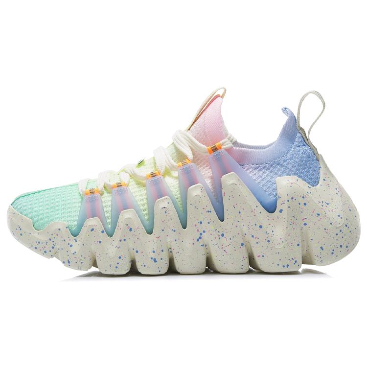 

LiNing Phantom Stinger Low Top Running Shoes Women s Snow Purple Blue 35.5