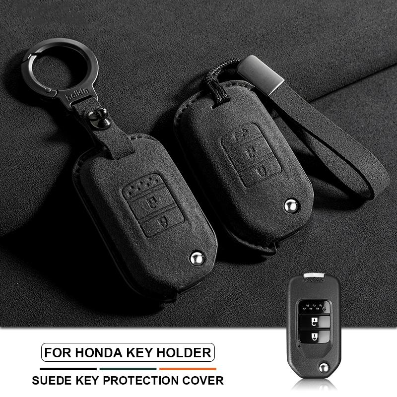 2/3 Buttons Car Flip Remote Key Case Shell For Honda FIT XRV VEZEL CITY JAZZ CIVIC HRV Folding Key Case Fob Keychain Accessories