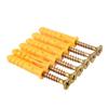 50Sets Self Drilling Expansion Tube Nails M6 M8 M10 With Screws Expansion Bolt Pipe Self-Tapping Flat Head Screws Heavy Duty