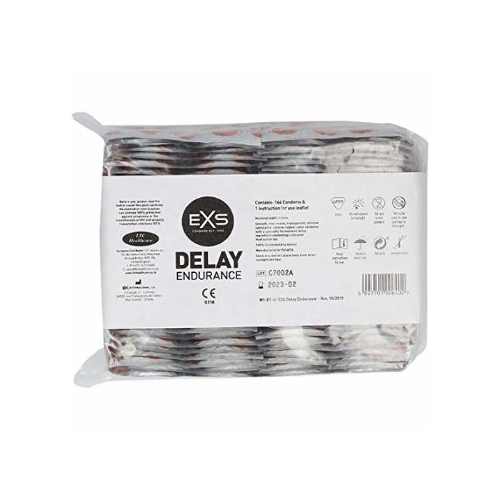 Préservatifs naturels - EXS - Taille unique - Lot de 12 - Silicone - Ultra fin - Naturel - Forme évasée