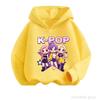 Spring Fall Graphic Hooded Sweatshirt Kids Anime Long Sleeve Hoodie Soft Breathable Casual Outerwear For Daily Life