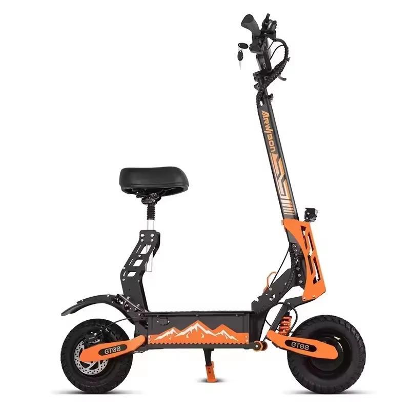 EU Warehouse GT08 2025 New 5600W Dual Motor Electric Scooter 60V 27AH Max Speed 65~75km/h LCD Display 11 Inch Tyres Max Range 80