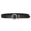 Retro Square Buckle Women'S Twist Needle Buckle Simple Style Can Be Matched With Jeans Belt