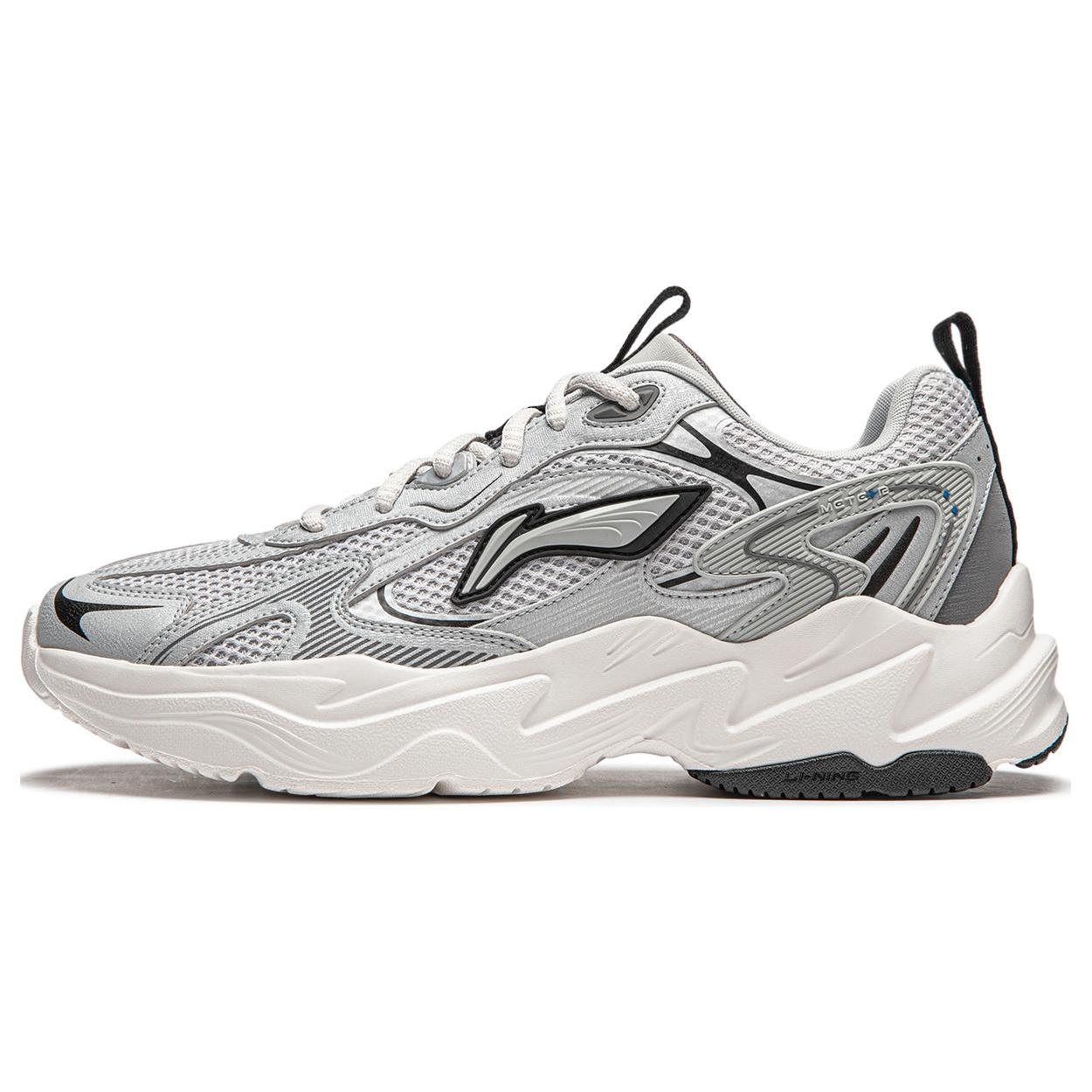 

Li Ning Meteor Cushioning Slip Resistant Abrasion Resistant Support Low top Casual Shoes Men s Silver Gray AGCU121-2 41