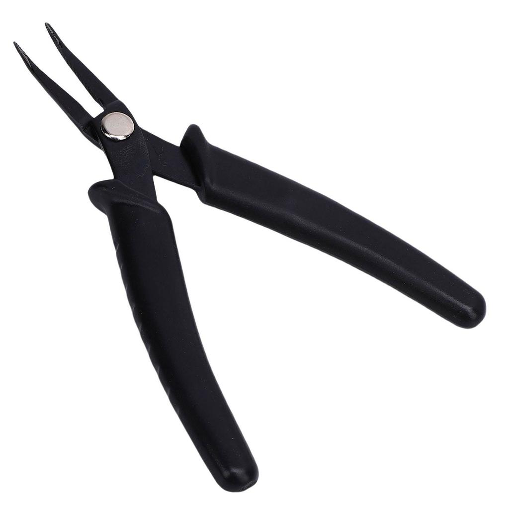 Badminton Racket Stringing Tool 14cm Curved Nose Stringing Pliers Carbon Steel with Ergonomic Handle for Tennis Rackets