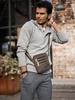 Men's Leather Shoulder Bag - Always Wild