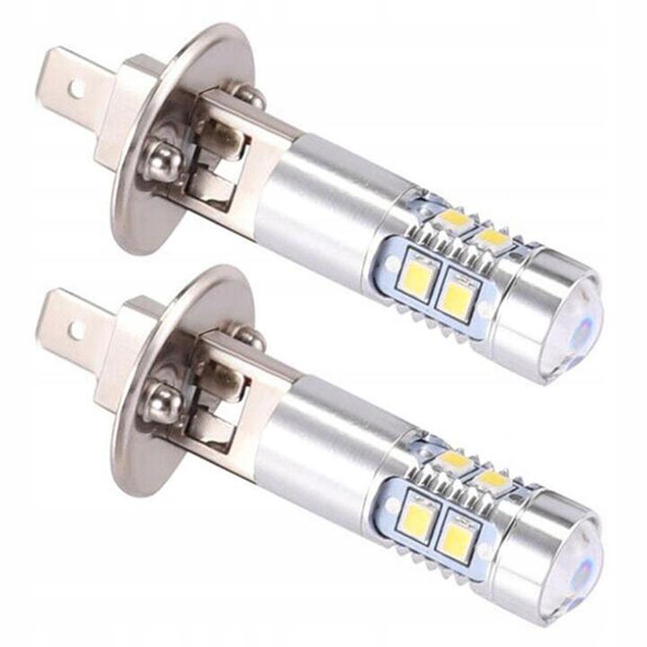 2X Żarówka Led H1 Biała 6000K 3600Lm Canbus 50000H 20W 12-16V Bardzo Mocne