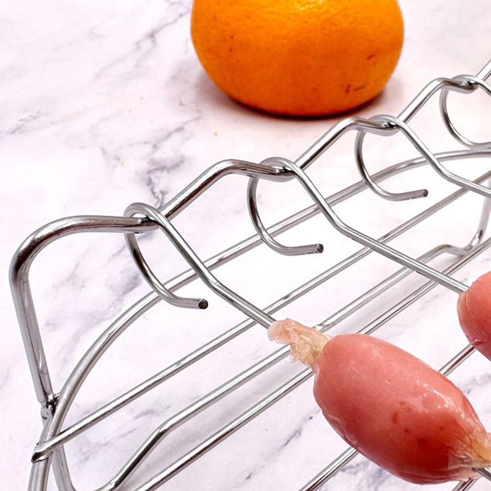 7Inch /8Inch Air Fryer Rack Set Versatile Grilling Rack Double Layer Rack with Skewers Steaming Drain Oil Holder for Kitchen