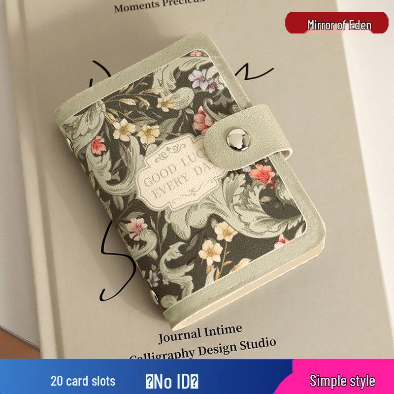 Women's 2024 Fashion Card Holder – Large Capacity Multi-Slot, Anti-Demagnetization ID & Bank Card Storage