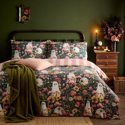 Bootanical Reversible Printed Duvet Cover Set