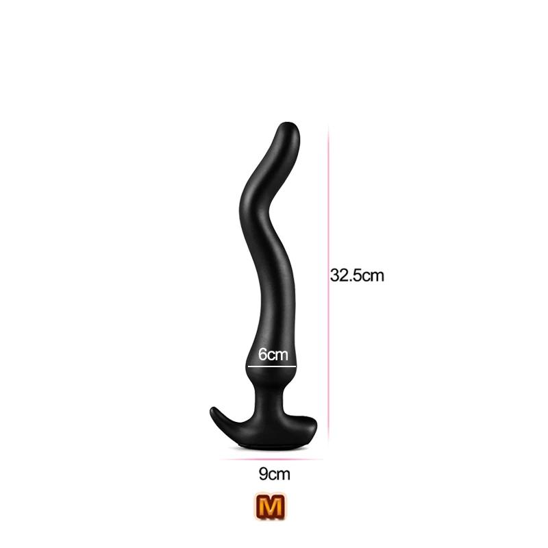 Flüssigsilikon 27-38CM Überlänge Analplug Fingerdildo Stimulieren Anus Vagina Sexspielzeug Buttplug Penis Masturbator Analdehner