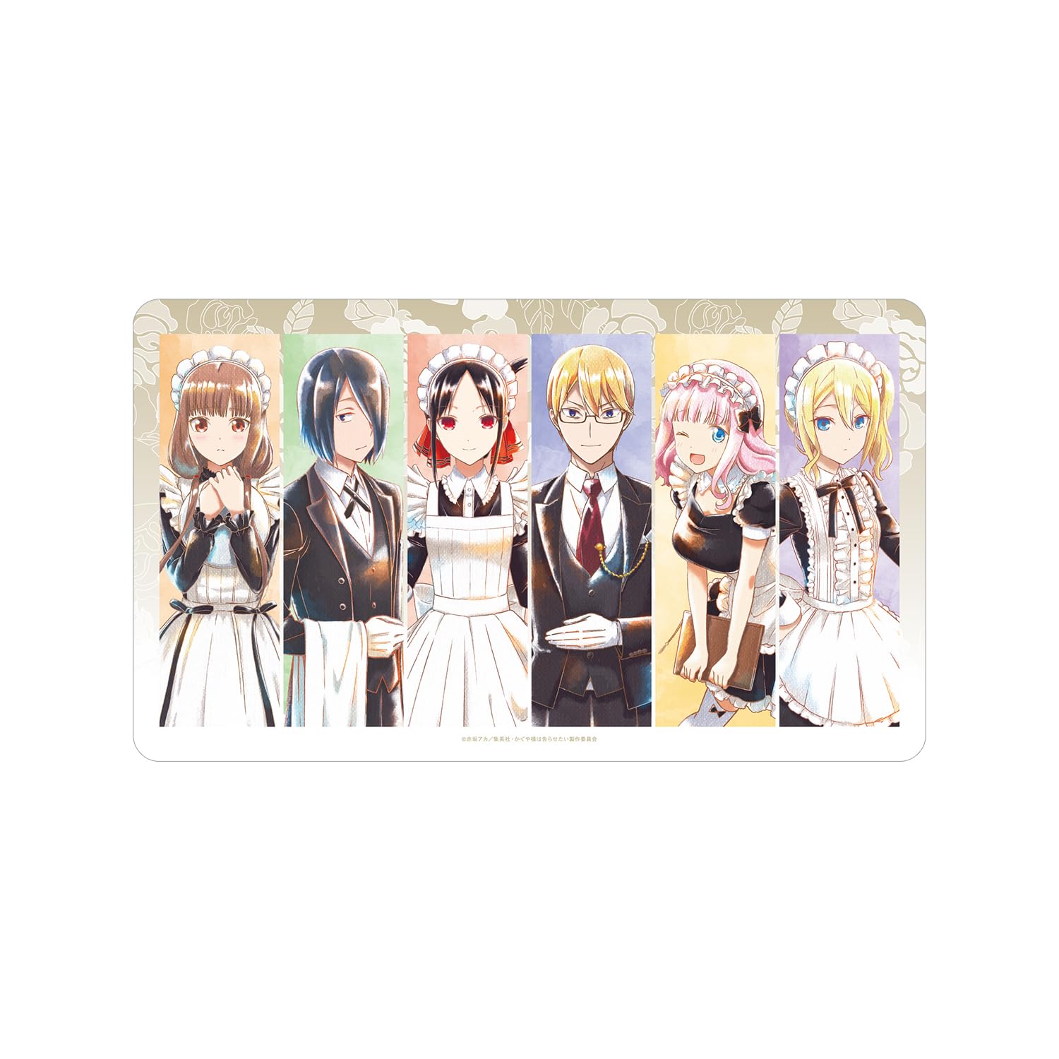 

Anime [Kaguya-sama: Love Is War - The First Kiss Never Ends] Original illustration Maid & Butler ver. Ani Art aqua label playmat