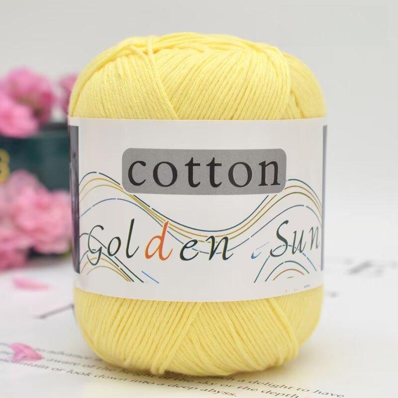 All-cotton Yarn, Cotton Thread, Baby Thread, Pure Cotton Wool Thread, Hand-knitted Diy Crochet Thread for Babies and Children