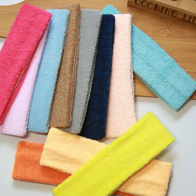 New Pure Cotton Fashionable Sports Headband Sweat Absorbing Unisex Headband High Elasticity Soft Hair Accessory Yoga Headband