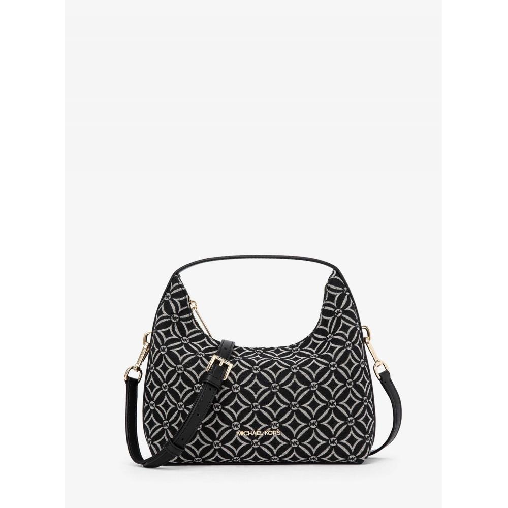 

ЖАККАРДОВАЯ СУМКА MICHAEL KORS EMBER LOGO SMALL 35F4G7YM1J1 ЧЕРНАЯ