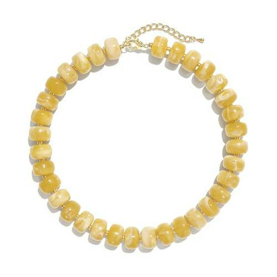 Bright Bohemian Beach Choker: Jelly-Colored Acrylic Resin Necklace for Women