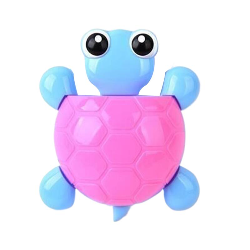 

Милая мультяшная подставка для зубной пасты в форме черепахи, пластиковый держатель для зубных щеток на присосках, настенный держатель для зубной пасты и щеток для ванной